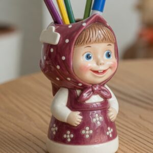 Şirin kız maya kalemlik silikon kalıp