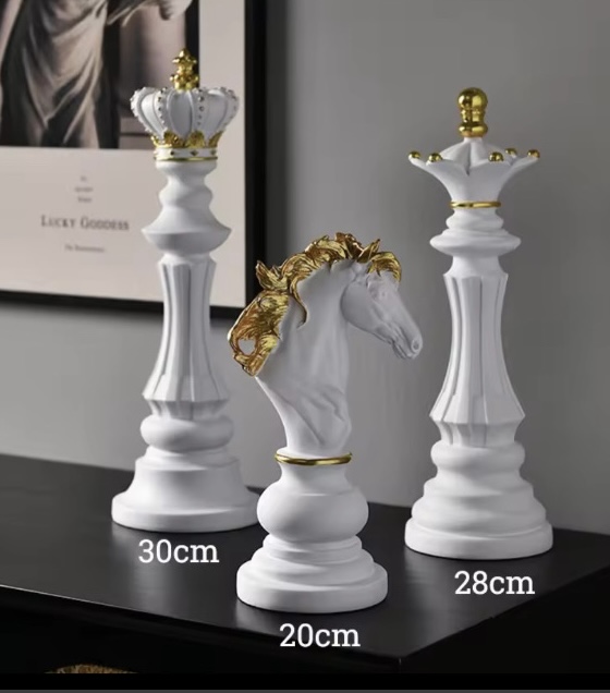 Satranç üçlü set 30 cm silikon kalıp - Görsel 2