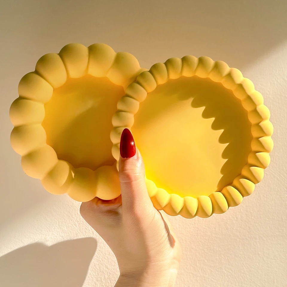 Bubble 2 li tabak silikon kalıp-n01