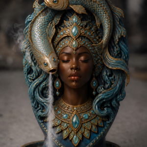 Balık burcu tütsülük silikon kalıp 22 cm