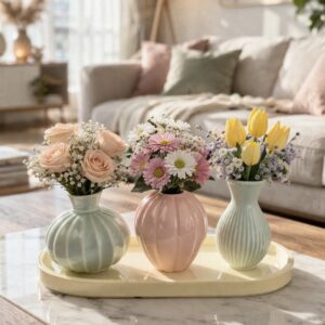 Vazo set silikon kalıp 11 cm 3 lü