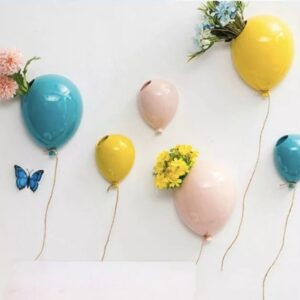 balon aplik  saksı 2li 18x13 cm silikon kalıp