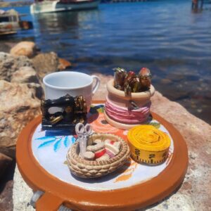 Kasnak set sunumluk silikon kalıp