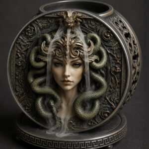 Medusa tütsülük silikon kalıp
