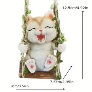 Kedi sallanan model silikon kalıp no5