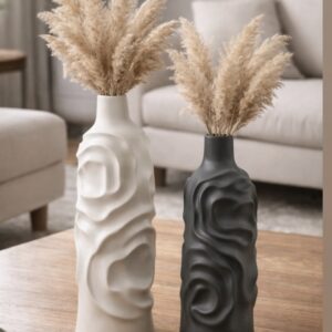 Dalgalı vazo 2 li 28 x 18 cm silikon kalıp