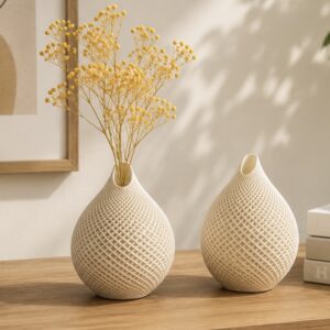 Damla vazo 13 cm silikon kalıp