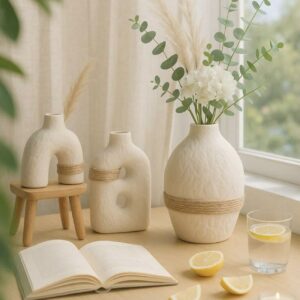 Hermik set vazo silikon kalıp 3 lü set 18 cm
