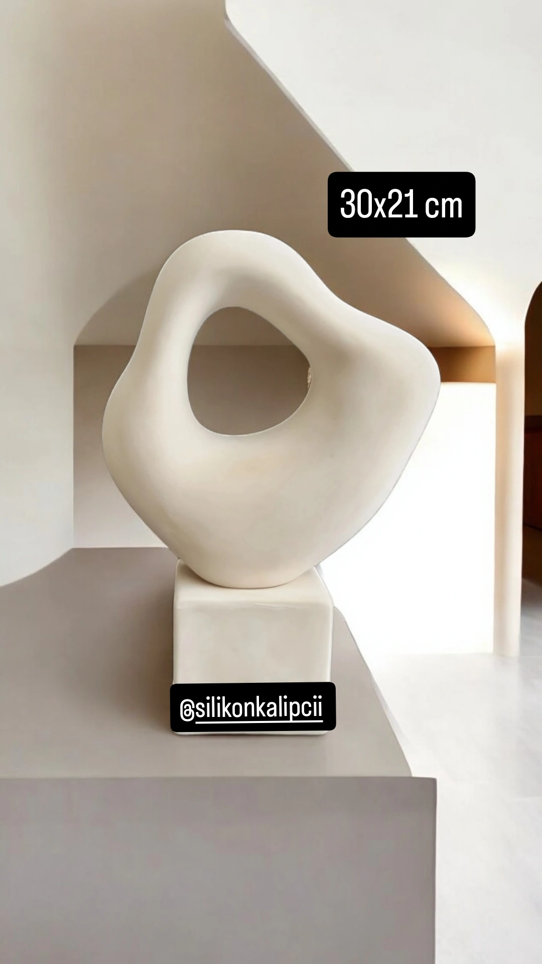 Otantik vazo silikon kalip no.1