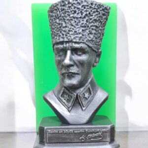 Atatürk büst silikon kalip no11