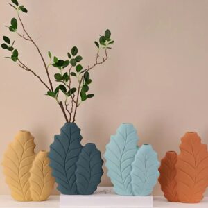 Yaprak birleşik vazo silikon kalıp no88
