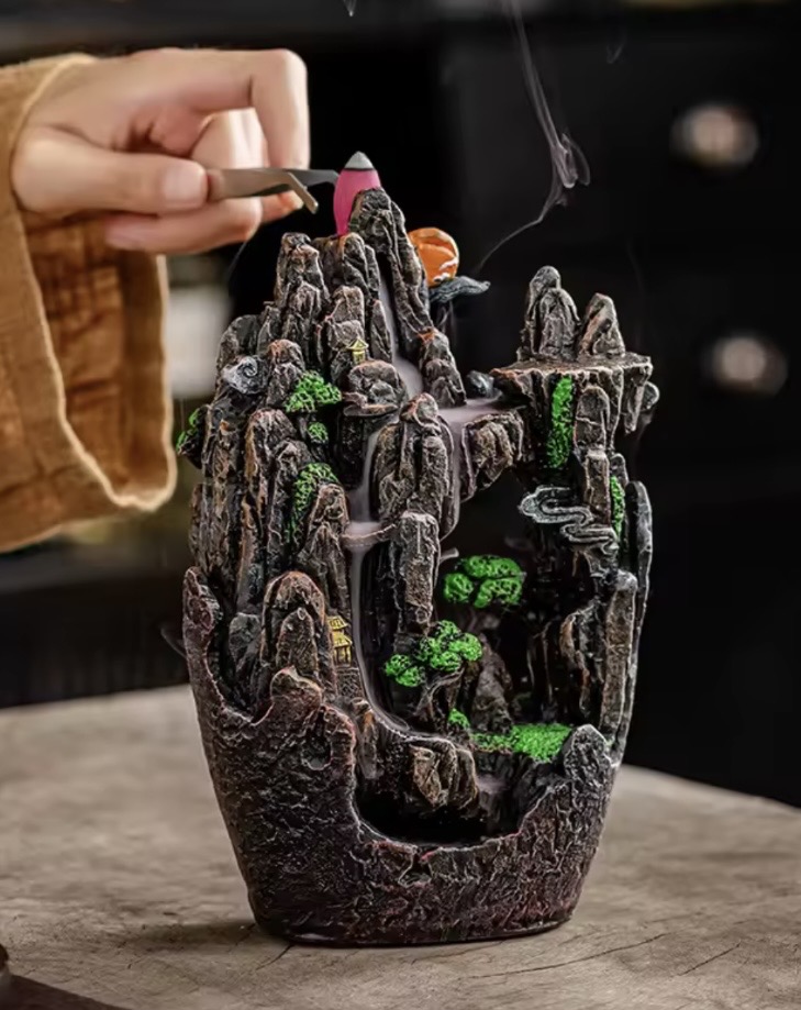Dağ akış tütsülük silikon kalıp 20 cm - Görsel 2