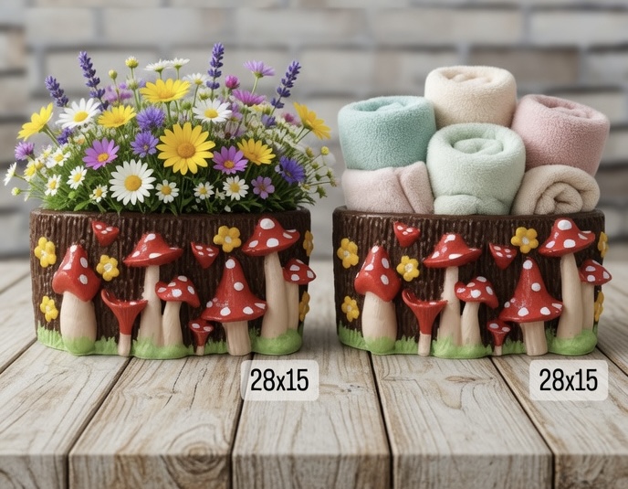 Mantar saksı silikon kalıp no22