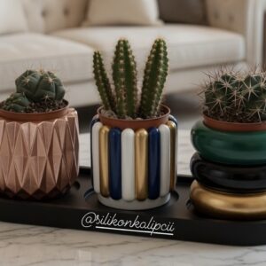 Saksı set silikon kalıp no32