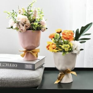 buket saksı silikon kalıp no89
