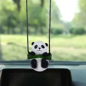 Panda araba süsü silikon kalıp