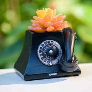 Telefon retro saksı silikon kalıp no1
