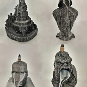 Darth vader ıronman hulk lord of the rings kule 4 lu seti silikon kalip