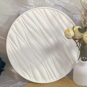 Oval sunumluk tabak silikon kalip- 30 × 2 cm