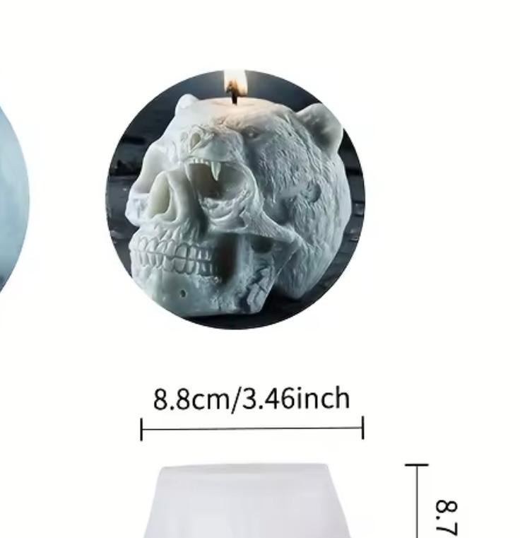 desenli mum 2 li silikon kalıp no1 - Görsel 2