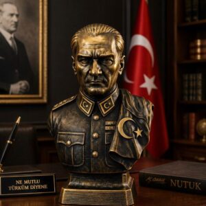 atatürk 22 cm silikon kalıp