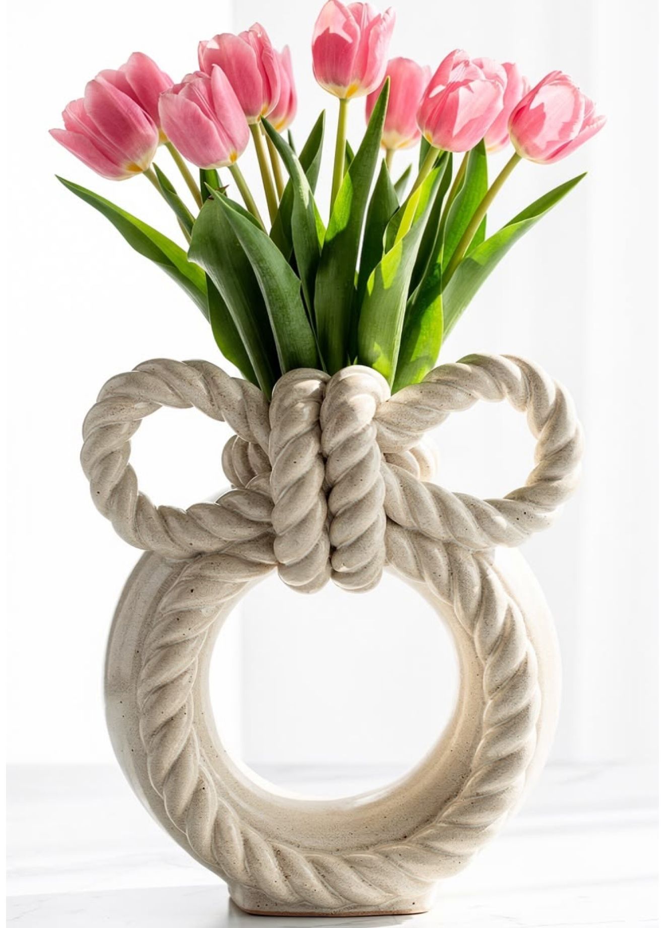 halat vazo silikon kalıp 22 cm