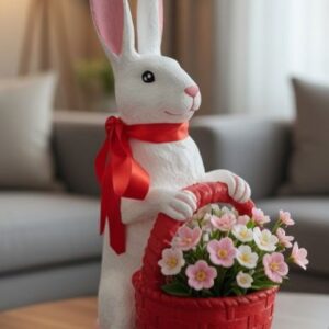 tavşan büyük boy 43 cm silikon kalıp