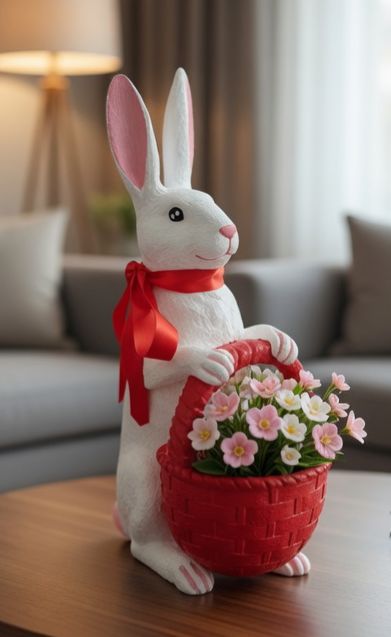tavşan büyük boy 43 cm silikon kalıp