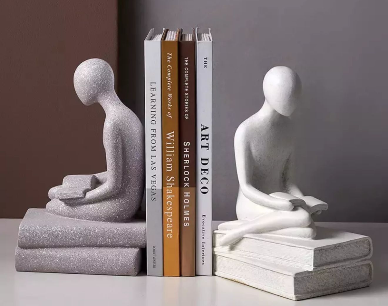 kitap tutucu soyut adam silikon kalıp