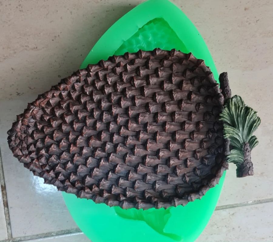 Kozalak tepsi 23×15 silikon kalıp - Görsel 2