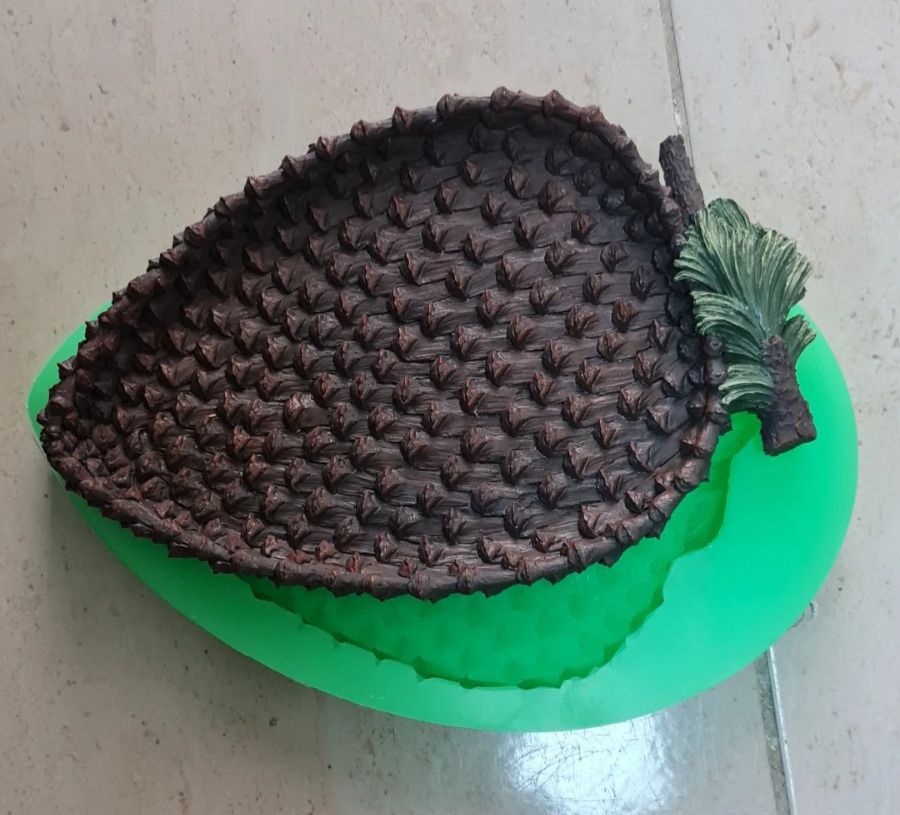 Kozalak tepsi 23×15 silikon kalıp