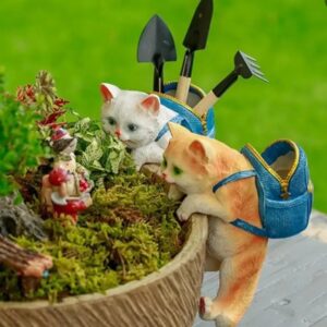 kedi tavşan saksı süsü 15 cm silikon kalıp 1 adet