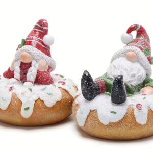 donutta yatan cüceler 2li silikon kalıp
