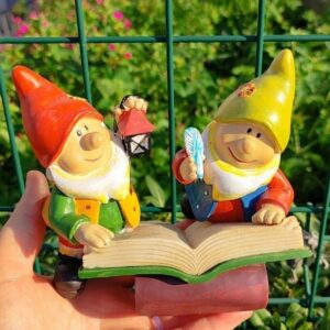 kitap-okuyan cüceler silikon kalıp