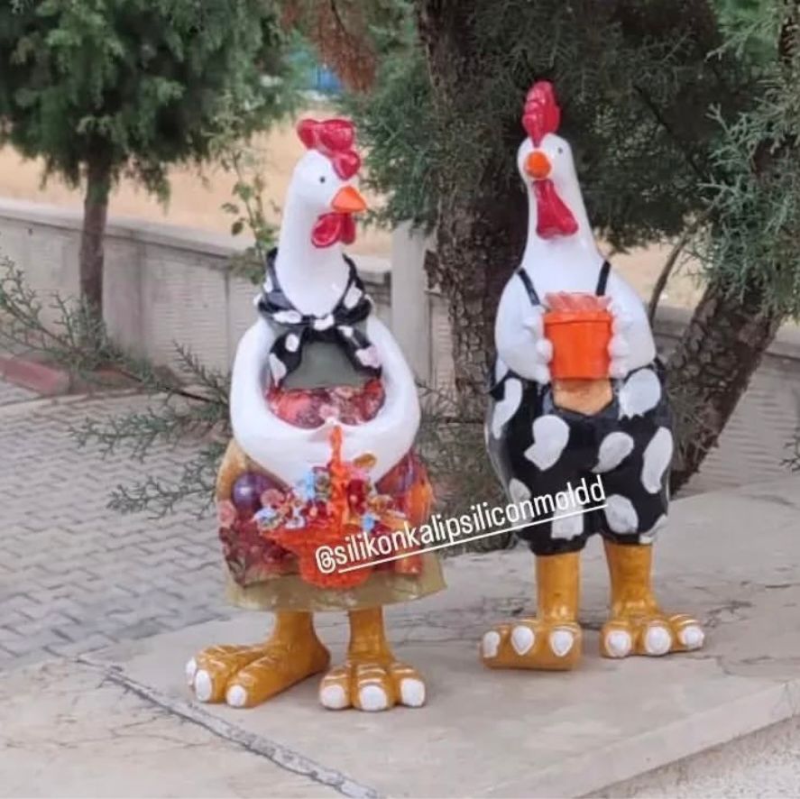 tavuk horoz biblo silikon kalıp 1 adet