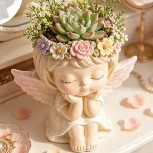 melek saksı silikon kalıp 12 cm