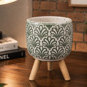 desenli saksı silikon kalıp no88