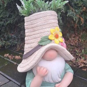 gnome  cüce saksı silikon kalıp 19 cm