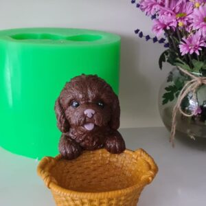 sepetli köpek silikon kalıp no33.