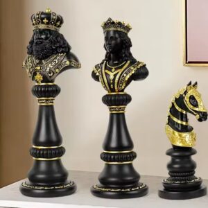 satranç set kral kraliçe at silikon kalıp 30 cm lik set