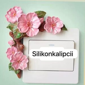 çiçek detaylı pirizlik 1 adet silikon kalıp no2