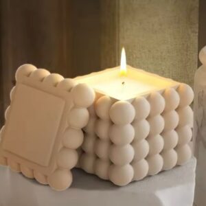bubble kapaklı kutu silikon kalıp 8 cm