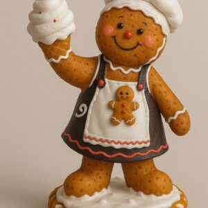 kurabiye ahçı bebek 15 cm silikon kalıp