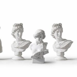 antik 5li set heykel silikon kalıp 5 cm