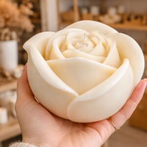 gül 10 cm silikon kalıp