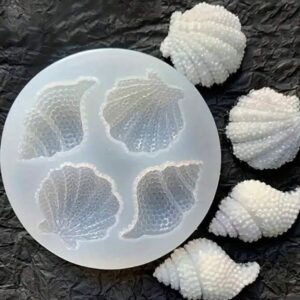 deniz kabuğu silikon kalıp 3.5 cm