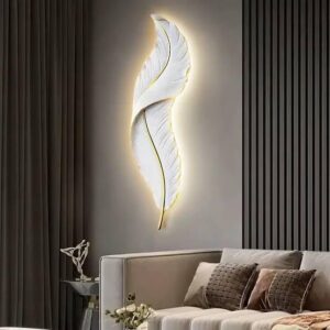tüy led duvar aplik silikon kalıp 63x18 cm