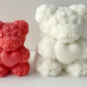 ayıcık mum 10 cm silikon kalıp no44