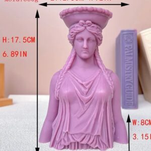 caryatid mum silikon kalıp
