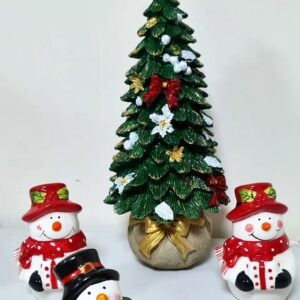 çam agacı biblo 19 cm silikon kalıp no9